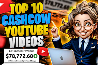 do top 10 cash cow videos, youtube automation, cash cow channel, cash cow