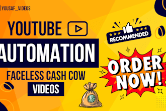 automate your youtube cash cow channel and create faceless cash cow videos