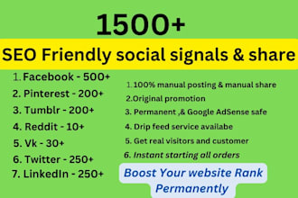 share and promote your website on top social media platform