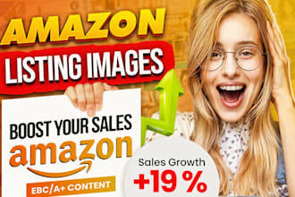 design stunning amazon listing images and ebc, product photos