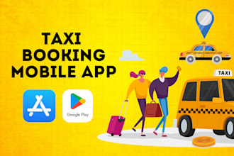 design and develop a custom taxi booking website and app