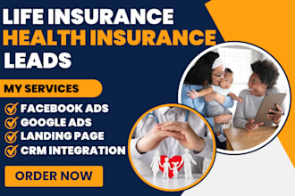 generate exclusive life insurance leads health insurance leads via facebook ads