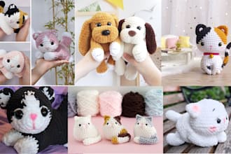 write amigurumi pattern design detailed crochet patterns with photos and video