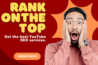 be your youtube seo expart for top ranking