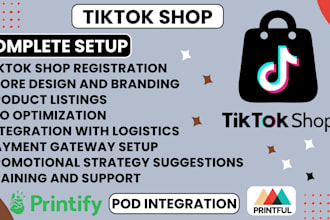 personalized tiktok shop setup integration products and SEO