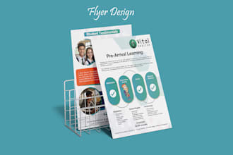 do professional flyer, leaflet and brochure design