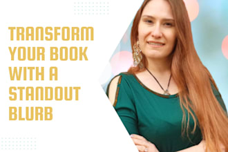 write a genre specific book blurb that stands out