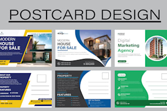 design professional and outstanding eddm postcards, greetingcard , memocard