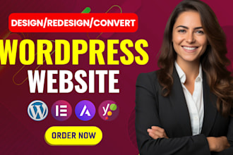 convert your website to wordpress from wix weebly html webflow