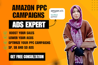 setup manage and optimize amazon PPC campaigns and sponsored ads