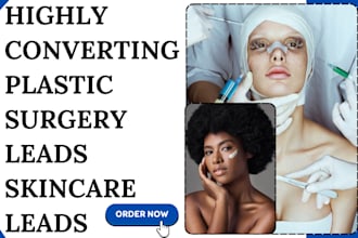 generate plastic surgery leads cosmetic reconstructive surgeon skincare leads