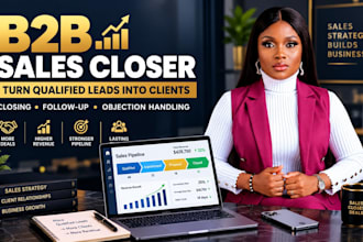 be your b2b sales closer and sales representative for deal closing