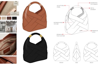 create a factory ready bag tech pack to prevent errors