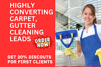 carpet cleaning leads gutter cleaning leads floor upholstery roof cleaning leads