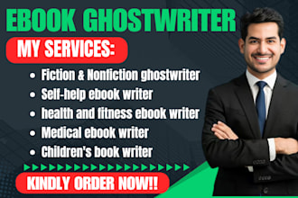 be your ebook ghostwriter amazon kindle ebook writer self help ghost book writer