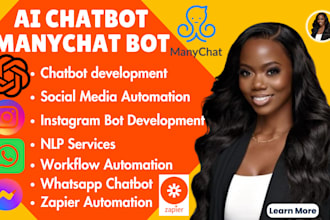 manychat chatbot website ai chatbot instagram whatsapp chatbot ghl CRM chatbot