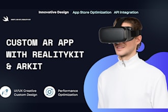 develop custom ar solutions for ios using arkit and realitykit