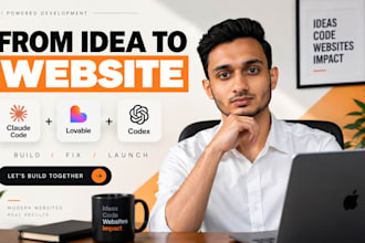 build fix and launch your website with lovable, claude code, codex