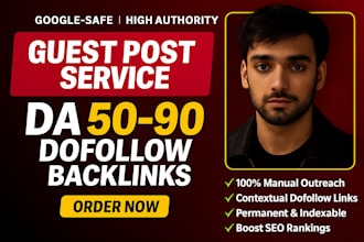 do high da guest post, dofollow guest posting SEO backlinks on da90 website