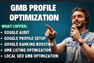 optimize google my business profile for local SEO and gmb ranking maps ci