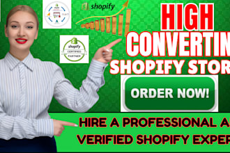 build a modern clothing and fashion ecommerce shopify store or website