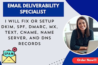 solve email going to spam or junk issues, dkim, dmarc, spf email deliverability
