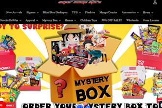 design profitable anime store anime aparel anime card shopify store