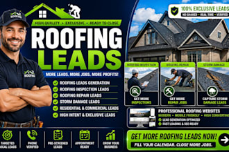generate roofing leads roofing inspection roofing repair leads roofing website