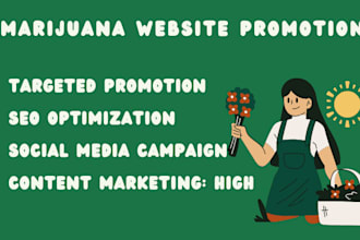 promote your cbd cannabis marijuana hemp website to active audience online