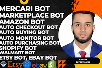 do online marketplace bot, mercari bot, popmart bot, tiktok live bot, lazada bot