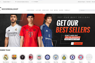 design football jersey dropshipping store jersey ecommerce website