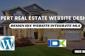 design real estate realtor broker websites in wordpress with idx mls integration