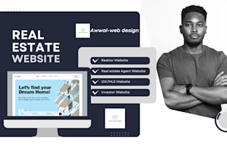 design a real estate website for realtor with mls and idx integration