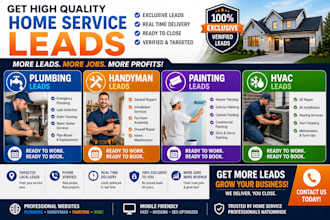 plumbing leads handyman, painting leads, hvac leads plumbing, painting website