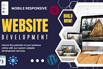 develop wordpress website design with responsive web design