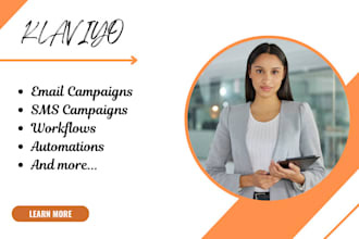 do klaviyo email marketing, setup sms flows and klaviyo shopify campaigns