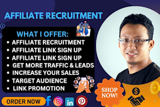 find and recruit high converting affiliates to grow your sales