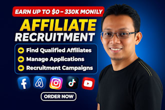 find and recruit high converting affiliates to grow your sales