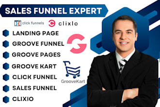 design landing page in groove funnel groove pages groovekart clickfunnels clixlo