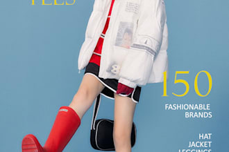 do great magazine design with mock up