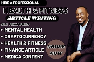 write quality articles on cryptocurrency real estate health fitness finance