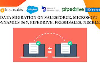 data migration on salesforce microsoft dynamics 365 pipedrive freshsales nimble