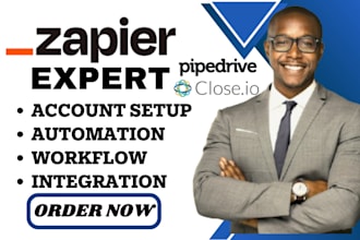 do zapier zaps pipedrive automation data migration lead importation crm close io