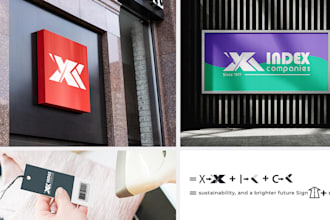 do create a minimalist modern logo brand identity with visual branding kit