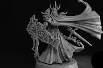 sculpt custom 3d miniature 3d figurine 3d action figure 3d toy for 3d printing