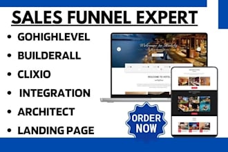 do gohighlevel builderall clixio thrive architect landing page karta salesfunnel