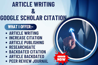 backdate write and publish article on google scholar high indexed journal