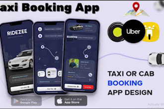 develop taxi booking app uber clone taxi app taxi booking website