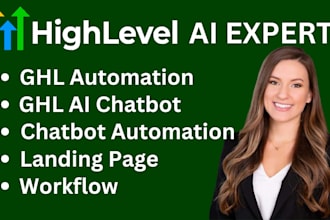 setup gohighlevel automation ai chatbot funnel automation ai caller manychat va