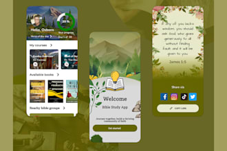 develop bible quran prayer book mobile app online offline mode